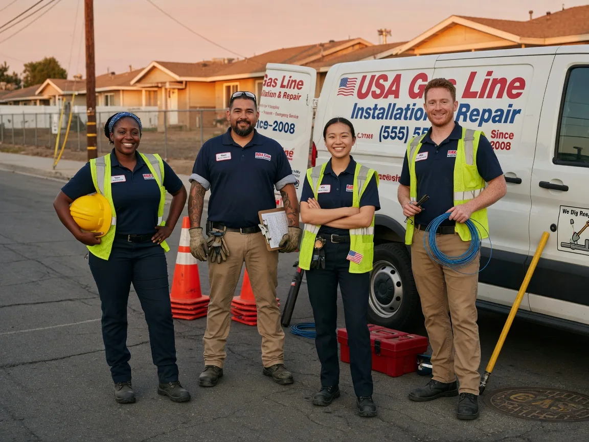 Gas Line Installation company in Olla, LA